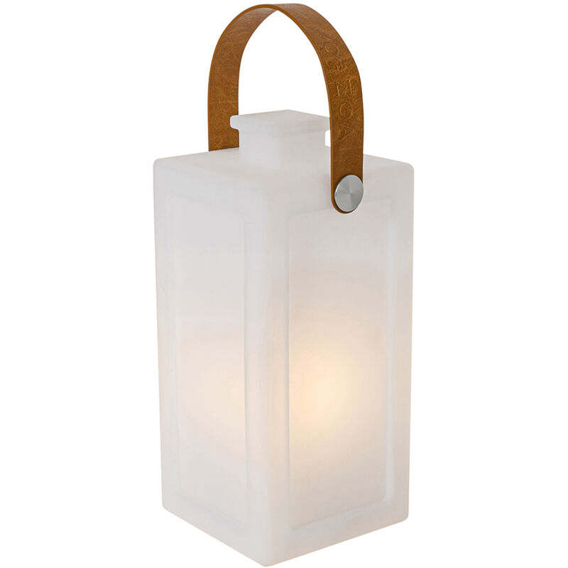 Image of Modern Table Lamp White Flame Effect&hellip;