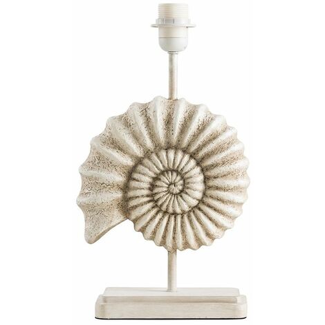 shell table lamp