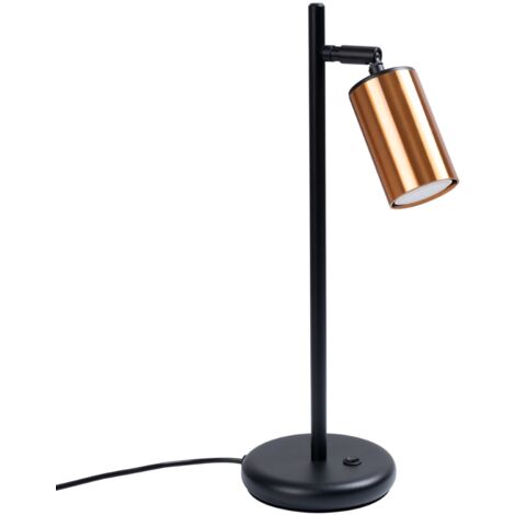 Table lamp WINX black/cooper
