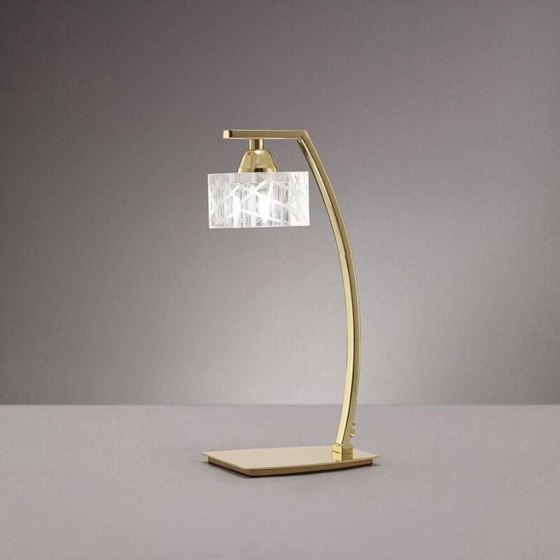 Table Lamp Zen 1 Bulb G9, polished brass