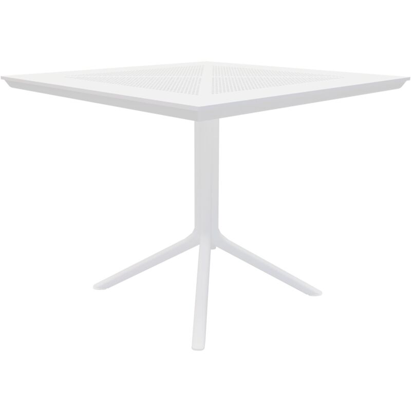 CLP - Table Lenval 80x80 cm Blanc