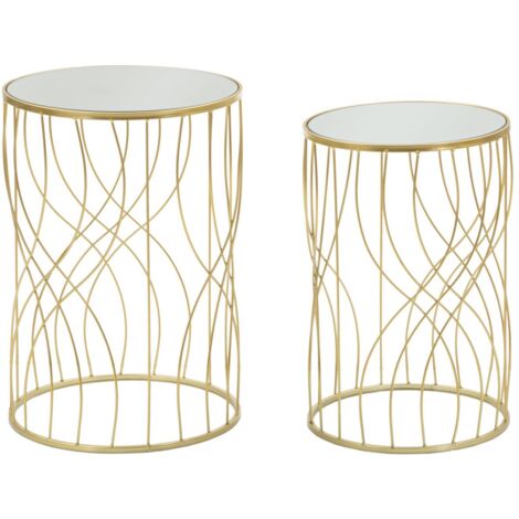 TABLE LIGNE SET 2PCS CM Ø 38X55-33X50