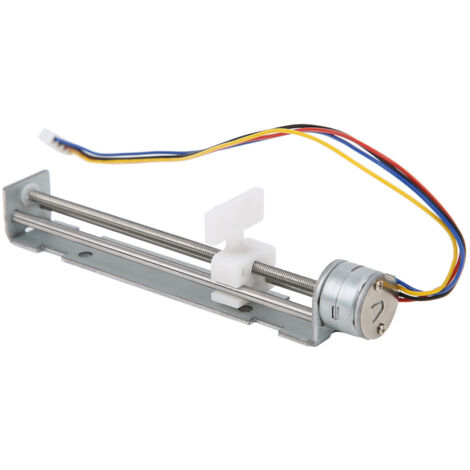 Table Linéaire à Vis avec Moteur Pas-à-Pas 2-Phases 4-Fils, Angle de Pas 18°, Tension 4-9V