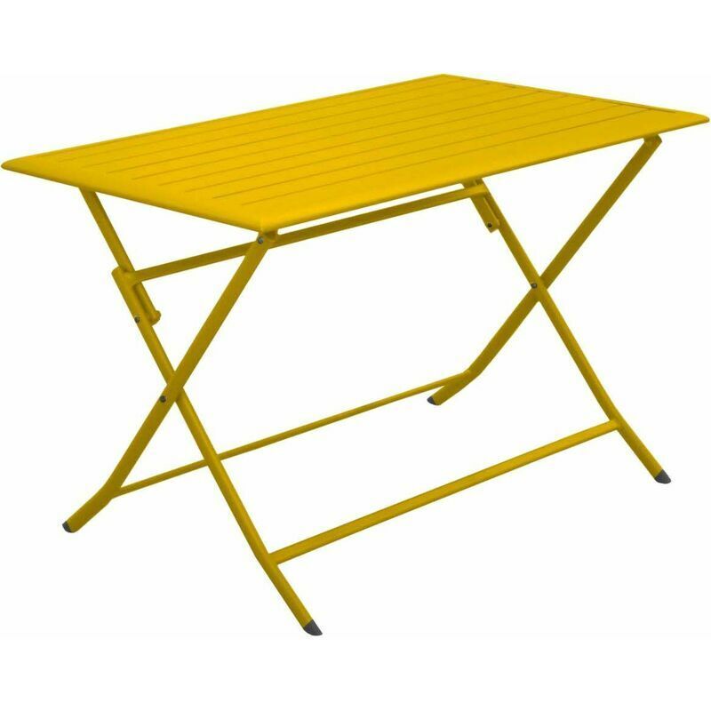 Table pliante en aluminium Lorita 110 cm Tournesol - Tournesol