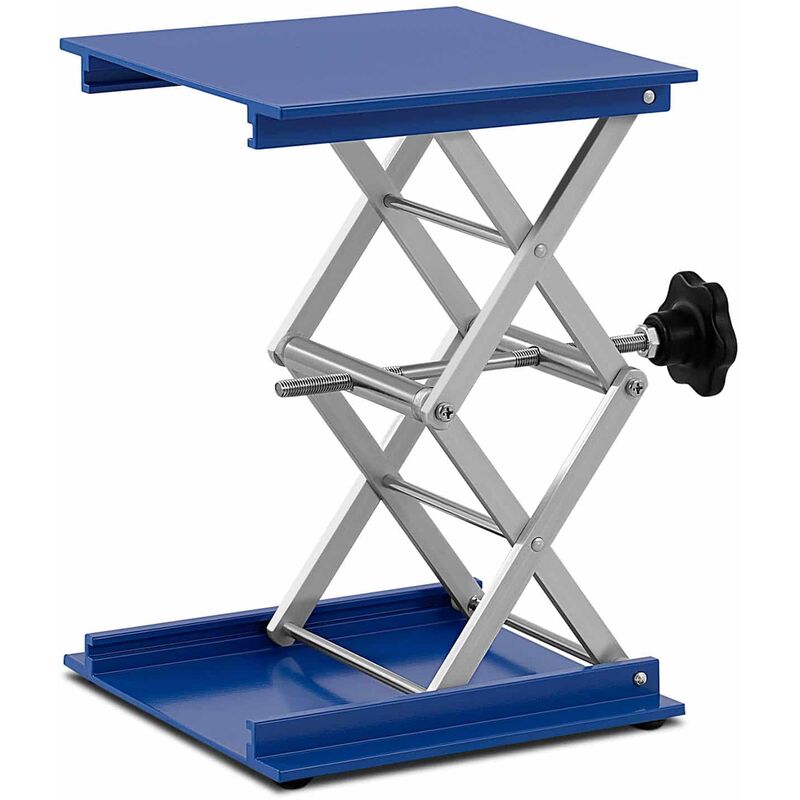 Table élévatrice de laboratoire plateforme table de levage support mini-table 200 x 200 mm 15 kg (surface : 200 x 200 mm, hauteur : 60-300 mm,