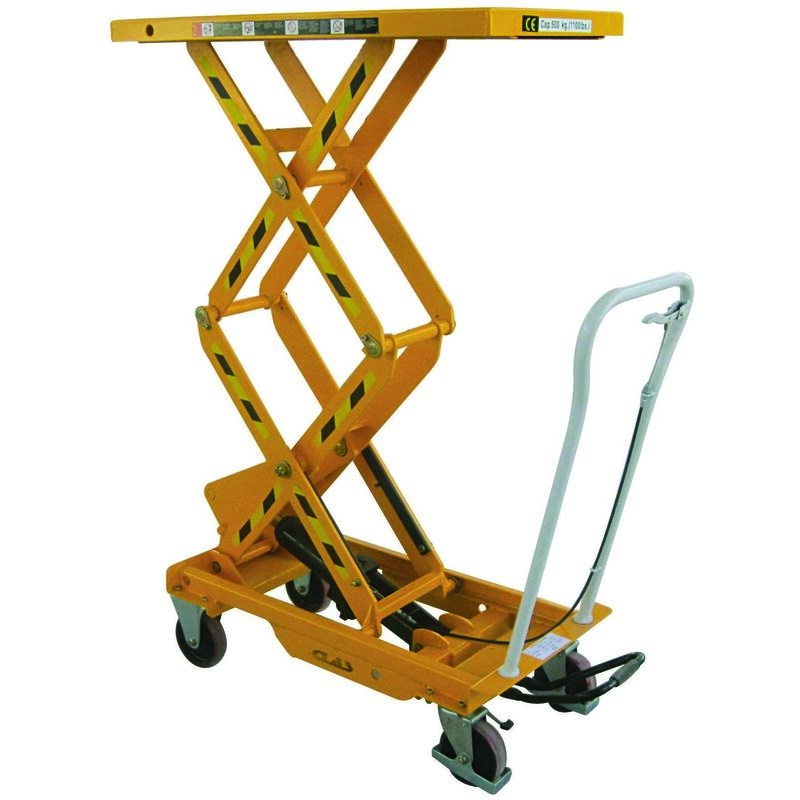 Table élévatrice double ciseaux 500kg - oh 1300 Clas Equipements