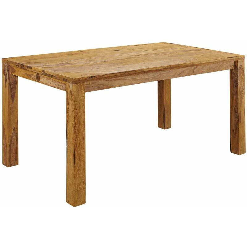 Massivmoebel24 - Table à manger 80x80 Palissandre huilé Brun nature brown 811