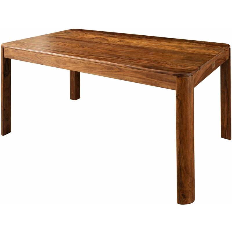 Massivmoebel24 - Table à manger 160x90 Palissandre ciré Noisette toronto 224