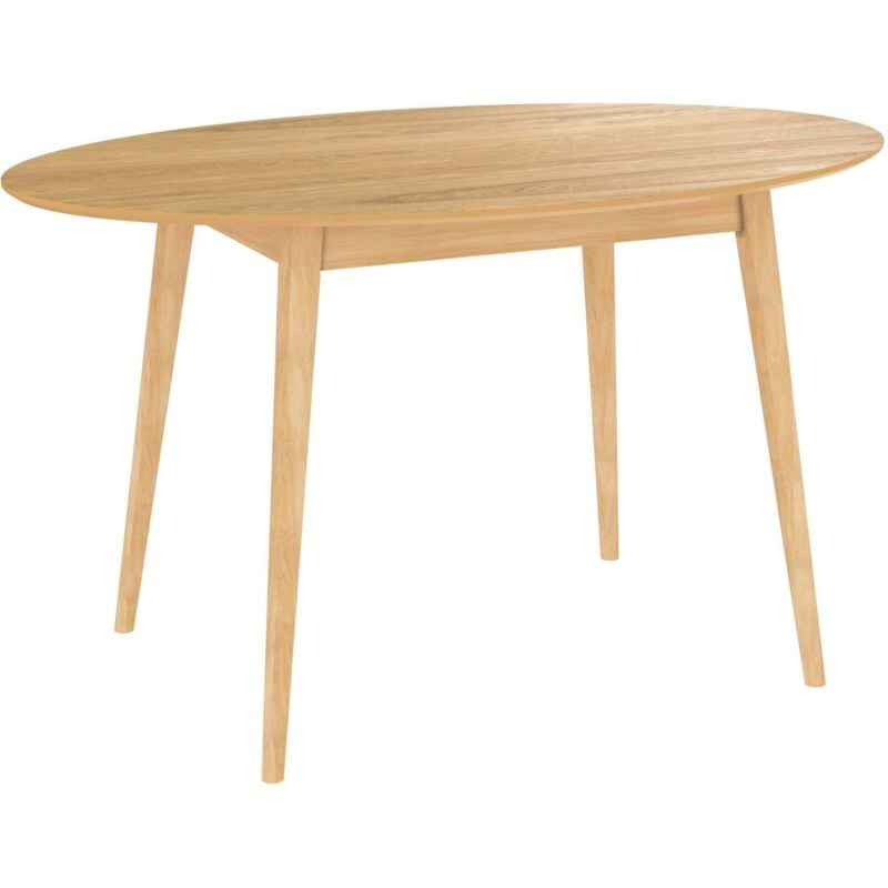 Rendez-vous Déco - Table ovale 4 personnes en bois clair 130 cm - eddy