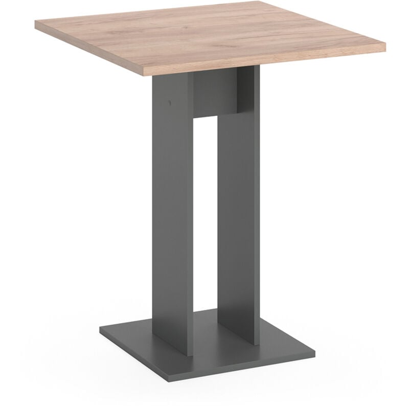 Table de salle à manger Repose, Anthracite, 65x65cm, Vicco