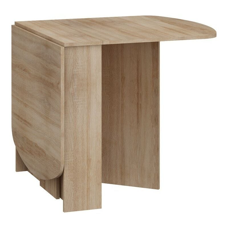 Bb-loisir - Table à manger ovale pliante Chêne Sonoma 150x80cm modèle:HOMNI 2 Table pliable papillon