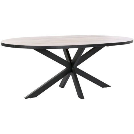 Table Métal Mangue 200X100X76 Naturel
