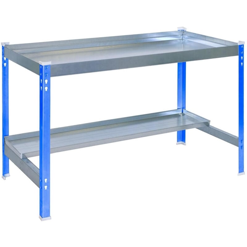 Simonrack - Table de préparation Simon Rack Simongarden Desk 900x600mm bleu galva