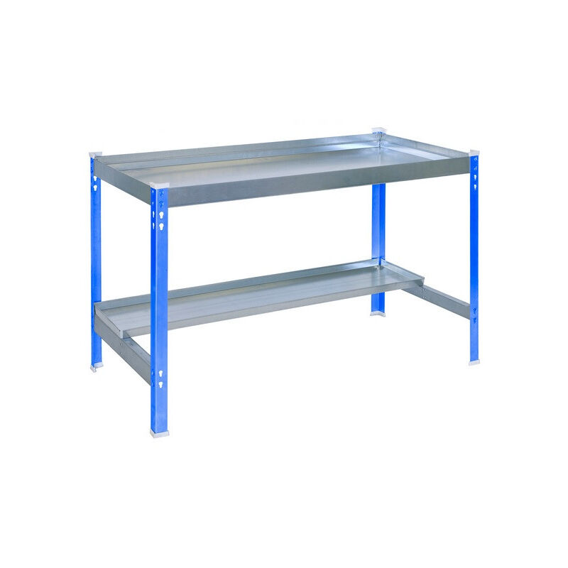 Simonrack - Table de préparation Simon Rack Simongarden Desk 1200x600mm bleu galva