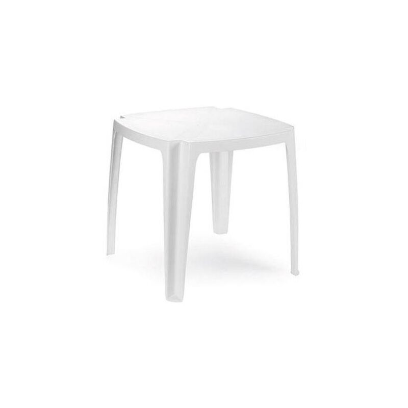 Table monobloc 75x75x72 cm blanc - Varese