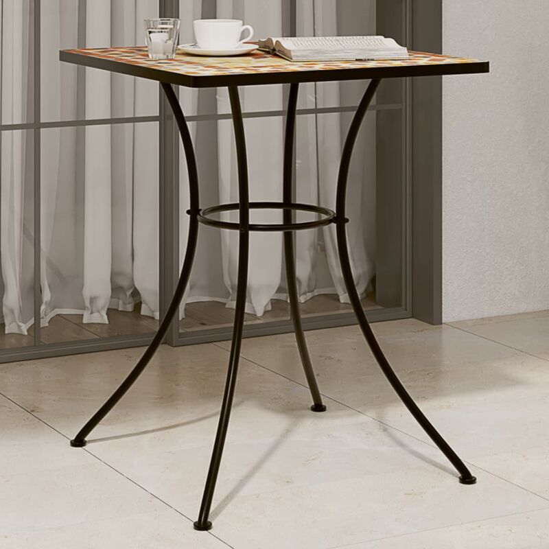 Vidaxl - Table de bistro mosaïque terre cuite 60x60x74 cm céramique