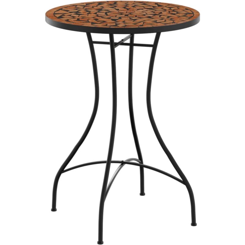 Vidaxl - Table de bistro mosaïque terre cuite Ø50x70 cm céramique Terracotta