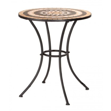 Table Mosaïque Ronde Design Classique D60