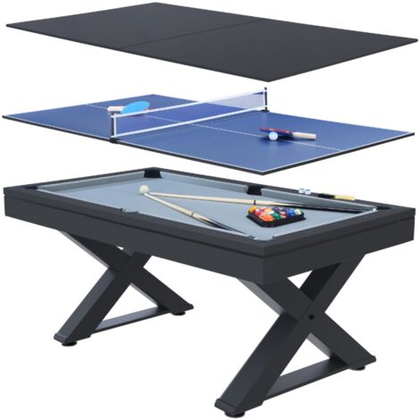 PLAY4FUN Table Multi Jeux 20 en 1 sur Pied, Multifonction avec Plateaux  Modulables et Accessoires pour 20 jeux différents, 122x61x84 cm pas cher 