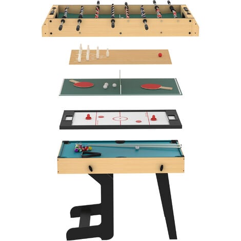 Table multi-jeux pliable Helmi 16 en 1
