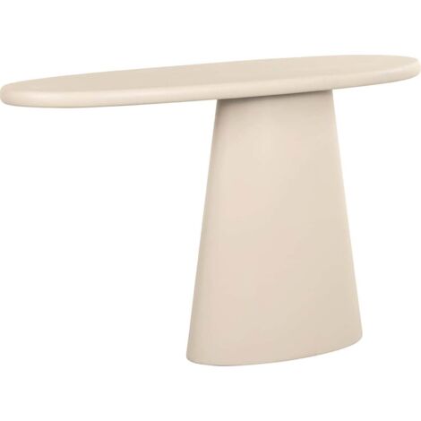 Table murale design en MDF finition beige - Beige doux