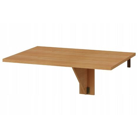 Table murale pliable étagère rabattable 100x70 Aulne Modèle: HOMNI 8 Table pliante