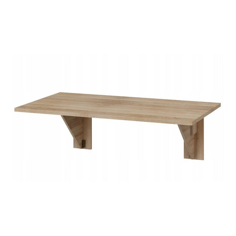 Bb-loisir - Table murale pliable étagère rabattable 130x70 Chêne Sonoma Modèle: homni 9 Table pliante