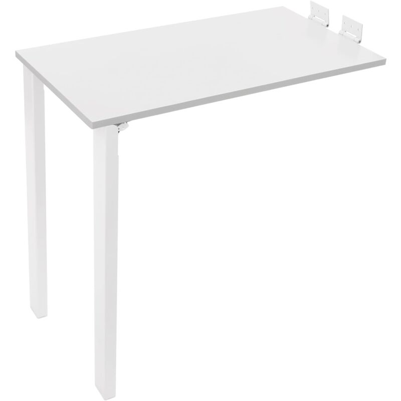 Gojoy - Table murale pliante, Plateau de table, Chaise pliante, 75 x 40 cm, Table pliante pour salle à manger, chambre à coucher, salon, bureau,