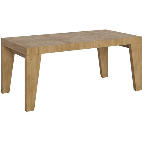 Table rectangulaire extensible 6 à 20 personnes L 180 à 440 cm bois clair Ribo