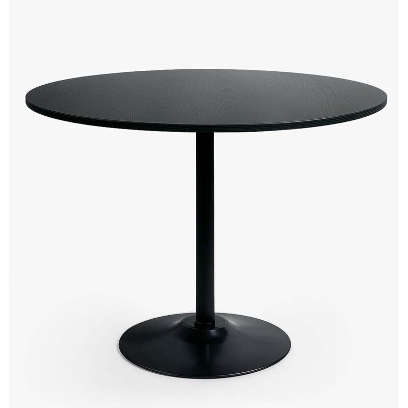 Table noire style Goblet ronde 80cm cuisine salle à manger Blackwood Table noire style Goblet ronde 80cm cuisine salle à manger Blackwood