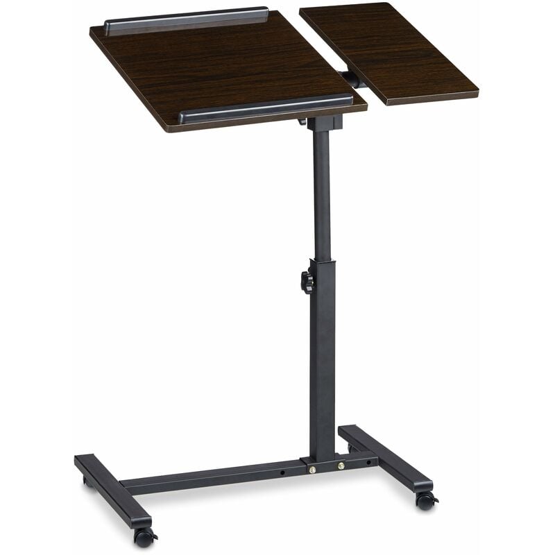 Table ordinateur portable netbook sur roulettes
