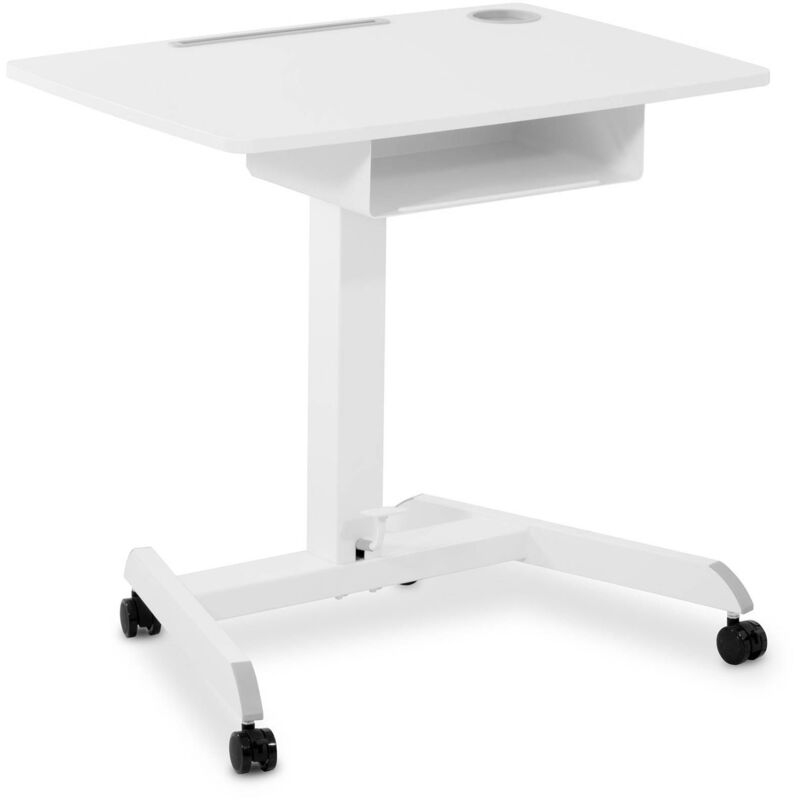 Fromm&starck - Table Ordinateur Portable Tablette Hauteur Réglable Roulettes 80x56cm
