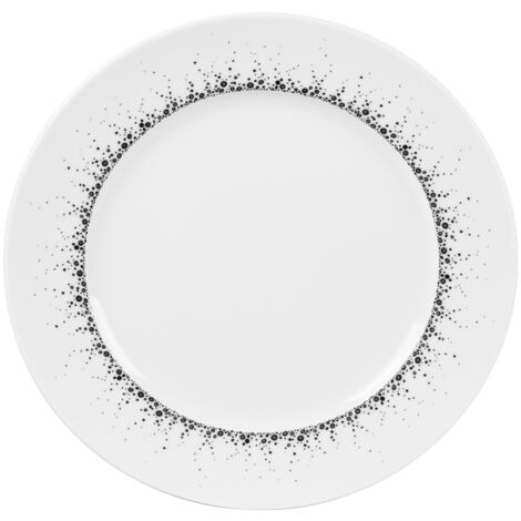 Table Passion - Assiette à dessert Boréalis gris 22 cm (lot de 6)