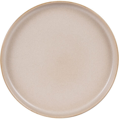 Table Passion - Assiette à dessert Uno sable 22 cm (lot de 6)