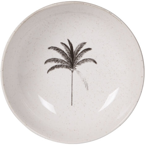 Table Passion - Assiette creuse Palm 21 cm (lot de 6)