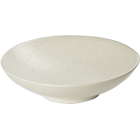 Table Passion - Assiette creuse Vésuvio blanc 19 cm (lot de 6)