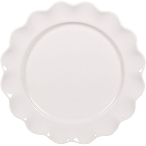 Table Passion - Assiette plate beige Agra 27 cm (lot de 6)