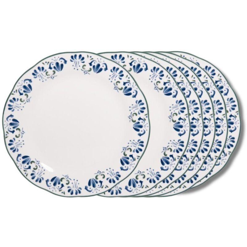 Table Passion - Assiette plate Giverny 27 cm (lot de 6)