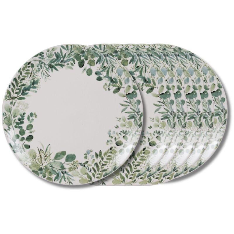 Table Passion - Assiette plate Natura 27 cm (lot de 6)