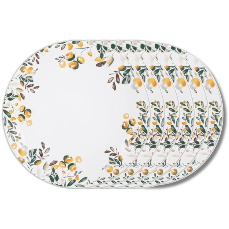 Table Passion - Assiette plate Summer 27 cm (lot de 6)