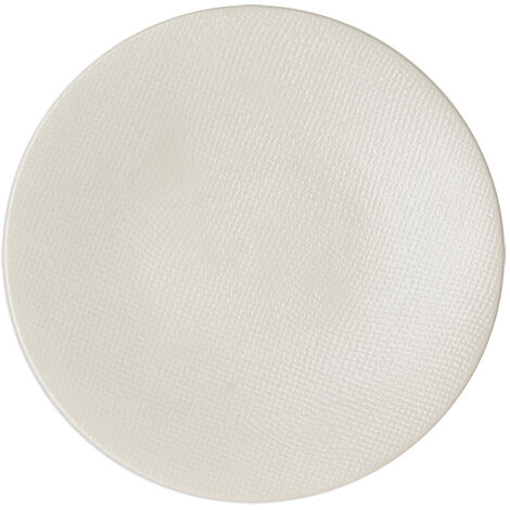 Table Passion - Assiette plate Vésuvio blanc 27 cm (lot de 6)
