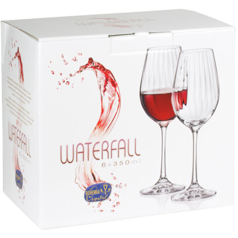 Table Passion - Boîte de 6 verres à pied Waterfall 35 cl