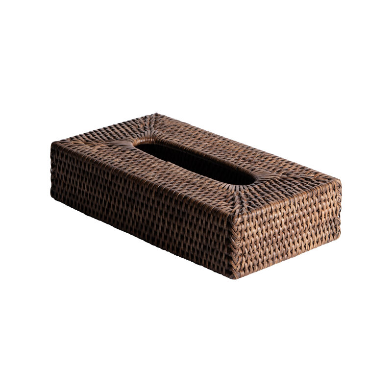 Table Passion - Boîte de mouchoir Saya en rotin 26x14x6 cm