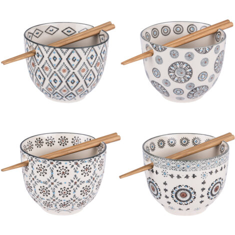 Table Passion - Bols et baguettes Nelson 13 cm (lot de 4)