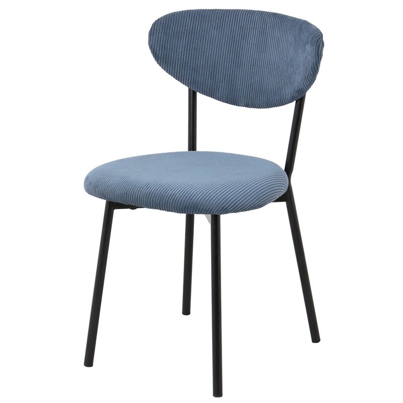 Chaise Velvet Bleu canard - Table Passion