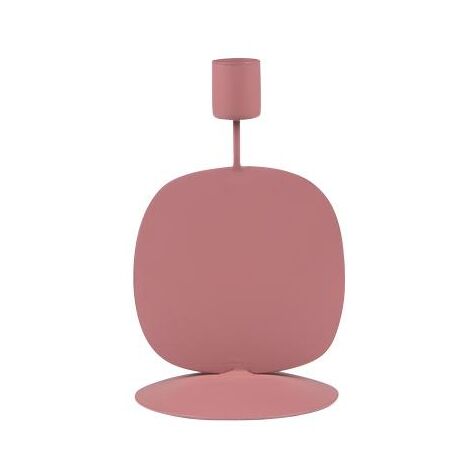 Table Passion - Chandelle en métal raw rose 16 cm