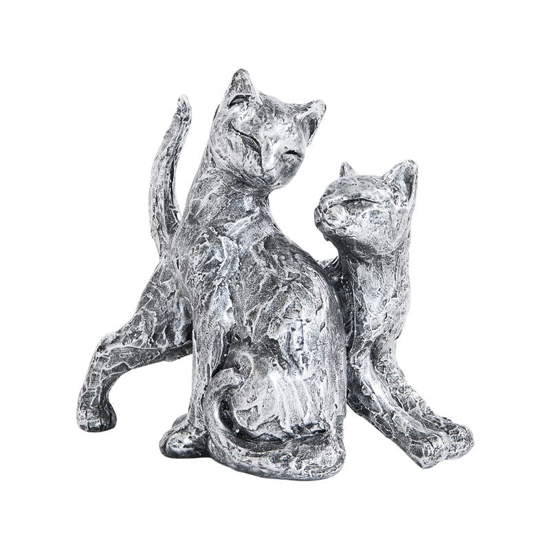 Chats argentés couple - Table Passion