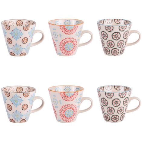 Table Passion - Coffret 6 tasses Bohème 17 cl