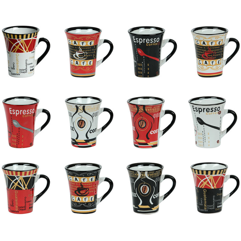Table Passion - Coffret de 12 tasses à expresso Color 8 cl