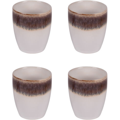 Table Passion - Coffret de 4 gobelets marron Bardenas 16 cl
